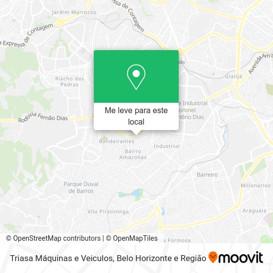 Triasa Máquinas e Veiculos mapa