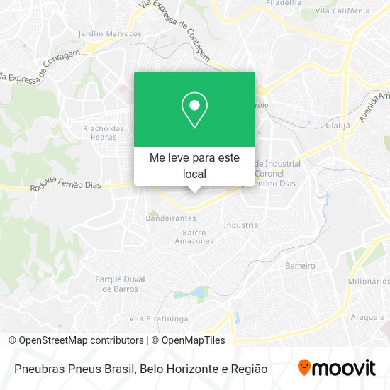 Pneubras Pneus Brasil mapa