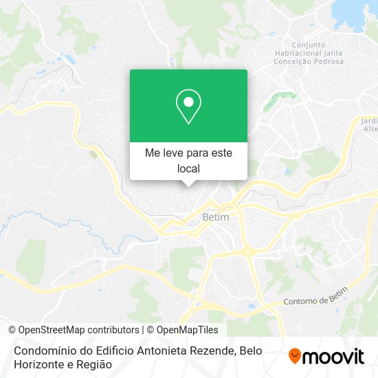Condomínio do Edificio Antonieta Rezende mapa