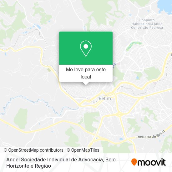 Angel Sociedade Individual de Advocacia mapa