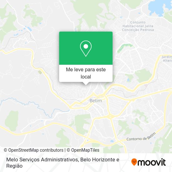 Melo Serviços Administrativos mapa