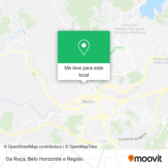 Da Roça mapa