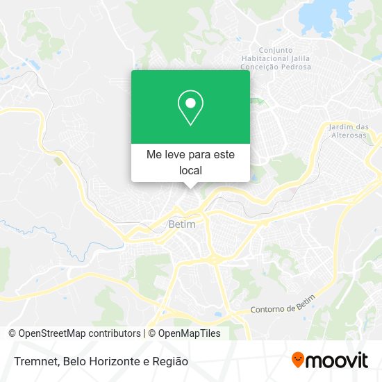 Tremnet mapa