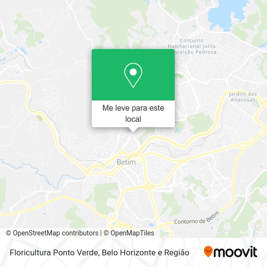 Floricultura Ponto Verde mapa