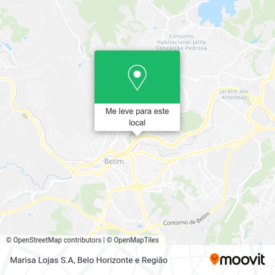 Marisa Lojas S.A mapa