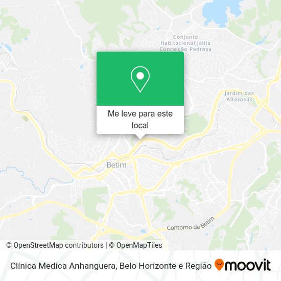 Clínica Medica Anhanguera mapa