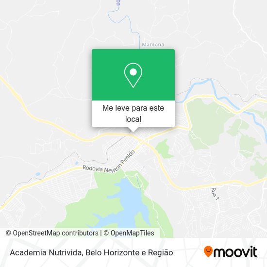 Academia Nutrivida mapa