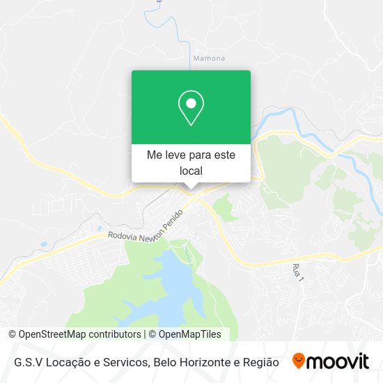 G.S.V Locação e Servicos mapa