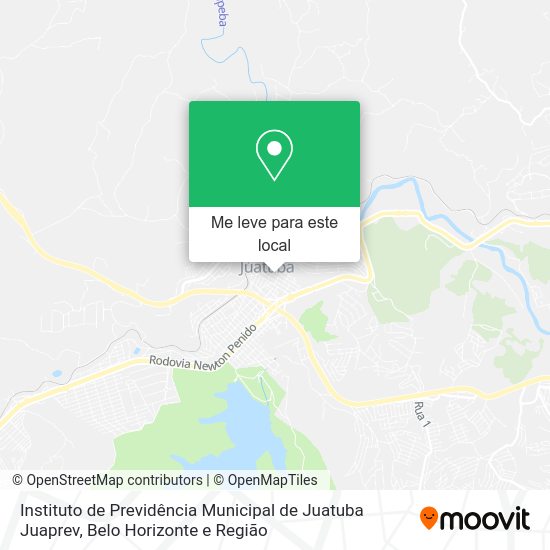 Instituto de Previdência Municipal de Juatuba Juaprev mapa