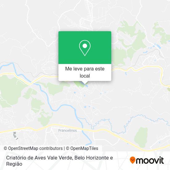 Criatório de Aves Vale Verde mapa