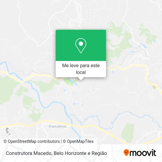 Construtora Macedo mapa