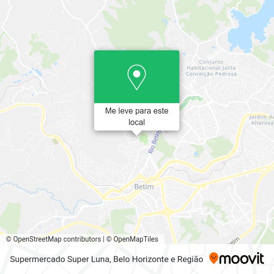 Supermercado Super Luna mapa