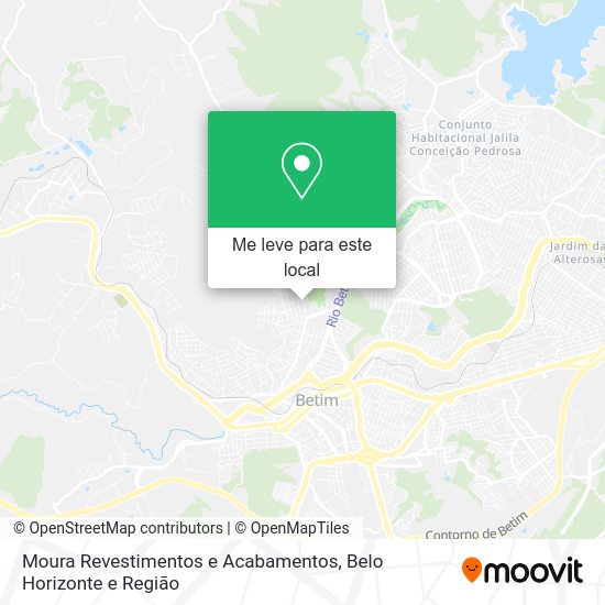 Moura Revestimentos e Acabamentos mapa