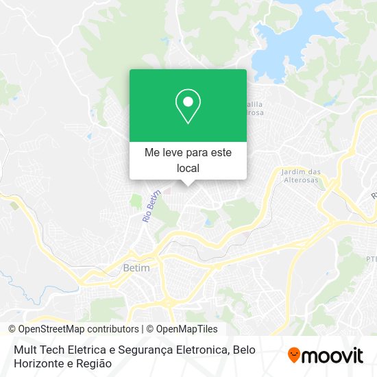 Mult Tech Eletrica e Segurança Eletronica mapa