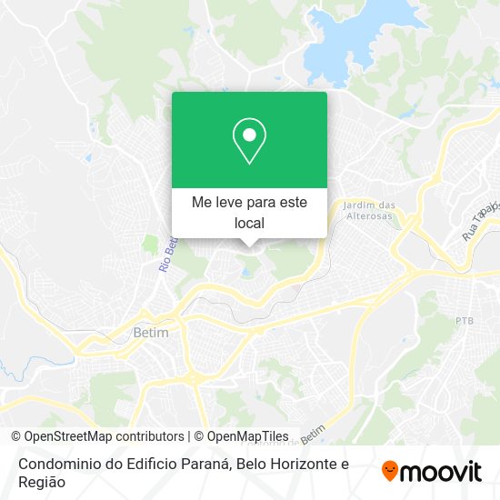 Condominio do Edificio Paraná mapa