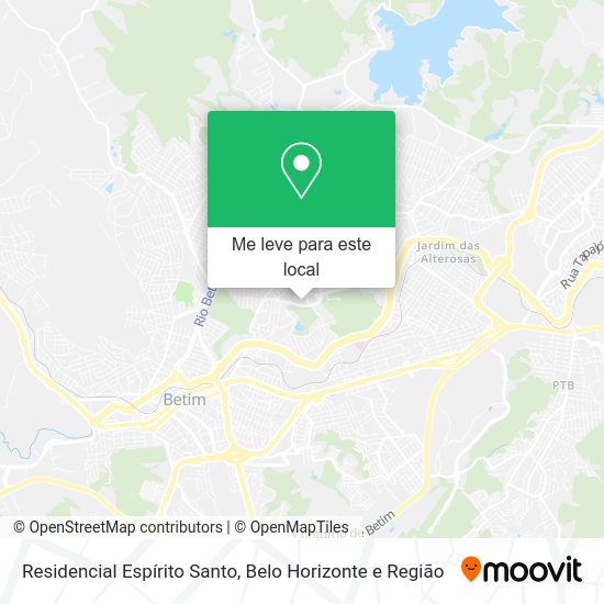 Residencial Espírito Santo mapa