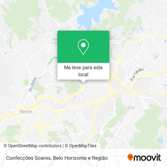 Confecções Soares mapa