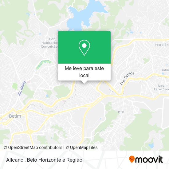 Allcanci mapa