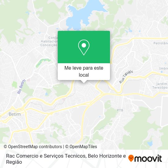Rac Comercio e Serviços Tecnicos mapa