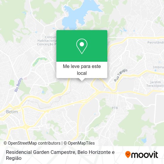 Residencial Garden Campestre mapa