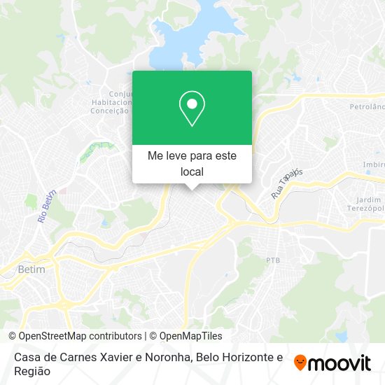 Casa de Carnes Xavier e Noronha mapa