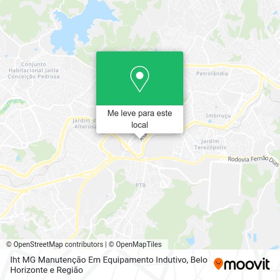 Iht MG Manutenção Em Equipamento Indutivo mapa
