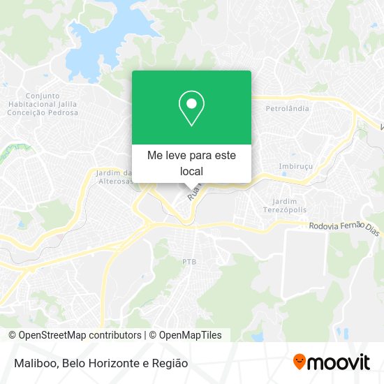 Maliboo mapa