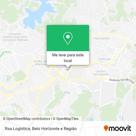 Rsa Logística mapa