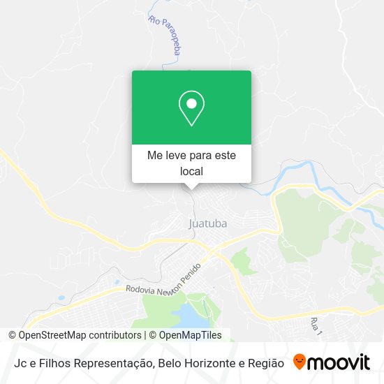 Jc e Filhos Representação mapa