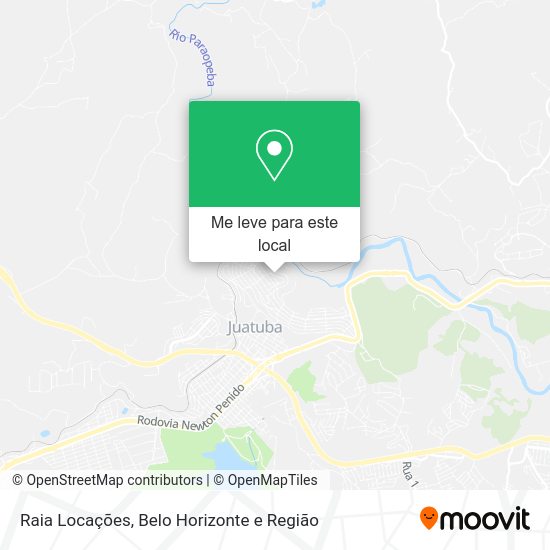 Raia Locações mapa