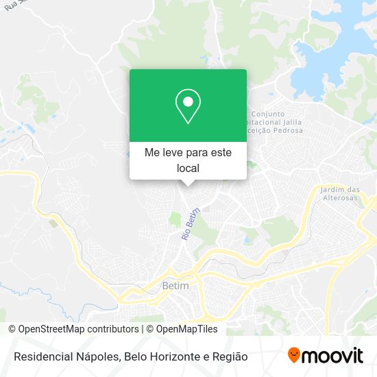 Residencial Nápoles mapa