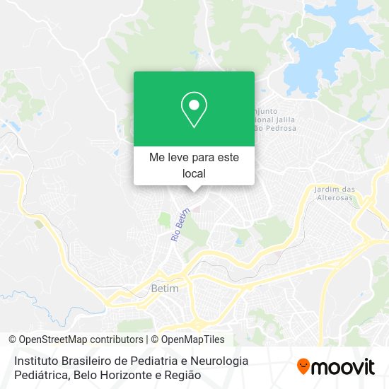 Instituto Brasileiro de Pediatria e Neurologia Pediátrica mapa