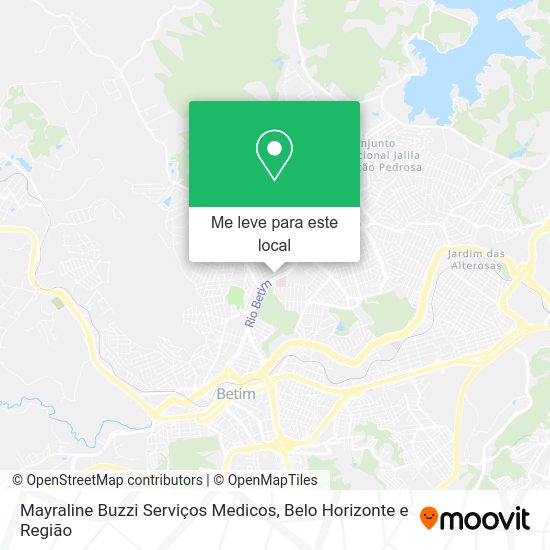 Mayraline Buzzi Serviços Medicos mapa