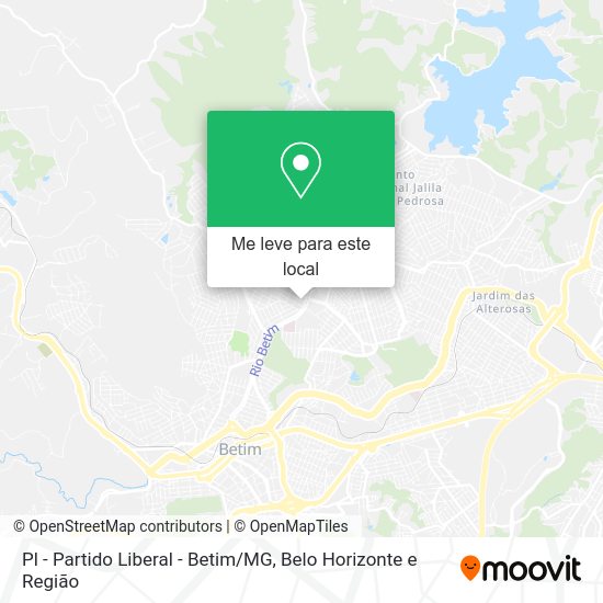 Pl - Partido Liberal - Betim / MG mapa