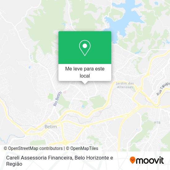 Careli Assessoria Financeira mapa