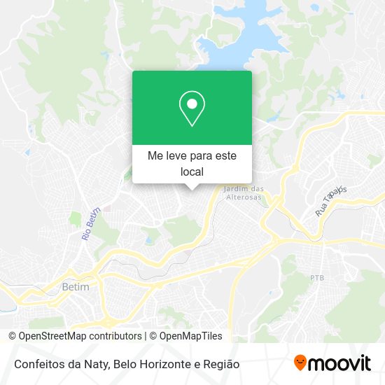 Confeitos da Naty mapa