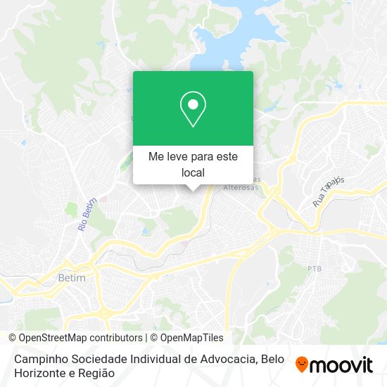 Campinho Sociedade Individual de Advocacia mapa