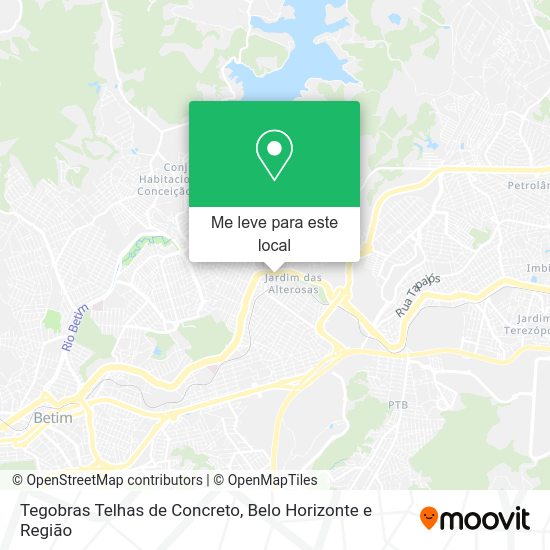 Tegobras Telhas de Concreto mapa