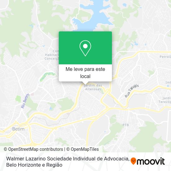 Walmer Lazarino Sociedade Individual de Advocacia mapa