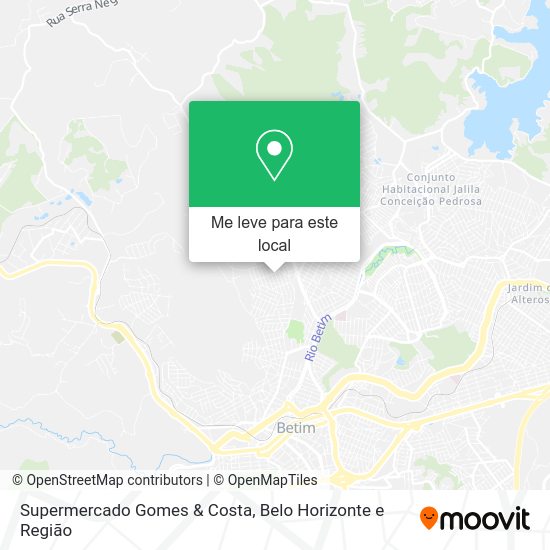 Supermercado Gomes & Costa mapa