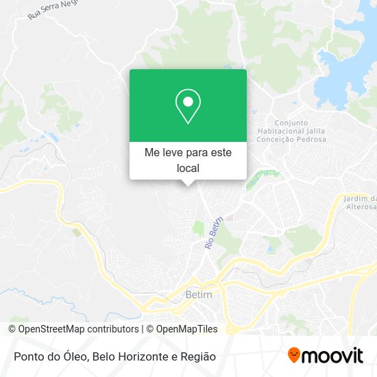 Ponto do Óleo mapa