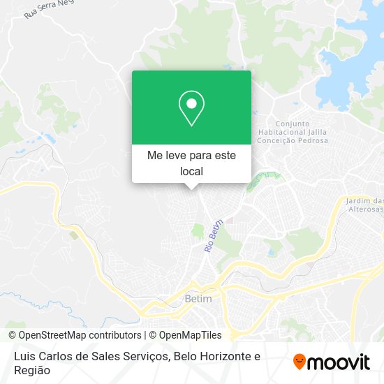 Luis Carlos de Sales Serviços mapa