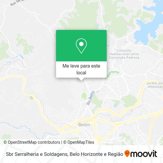 Sbr Serralheria e Soldagens mapa