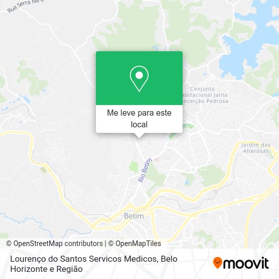 Lourenço do Santos Servicos Medicos mapa