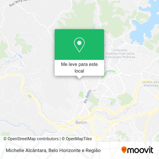 Michelle Alcântara mapa