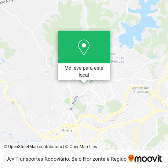 Jcv Transportes Rodoviário mapa
