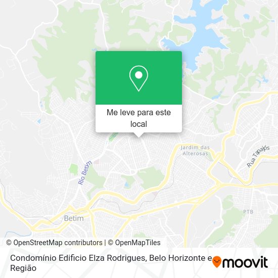 Condomínio Edificio Elza Rodrigues mapa