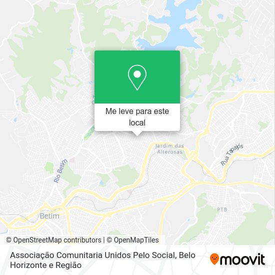 Associação Comunitaria Unidos Pelo Social mapa