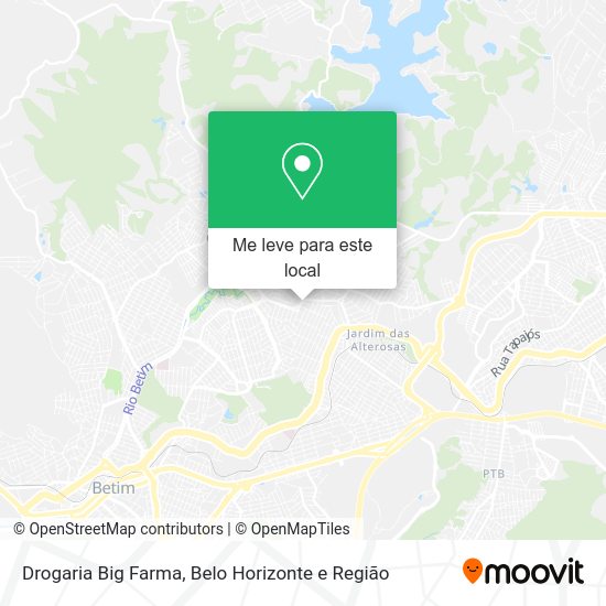 Drogaria Big Farma mapa