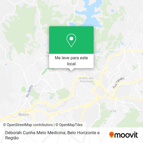 Déborah Cunha Melo Medicina mapa